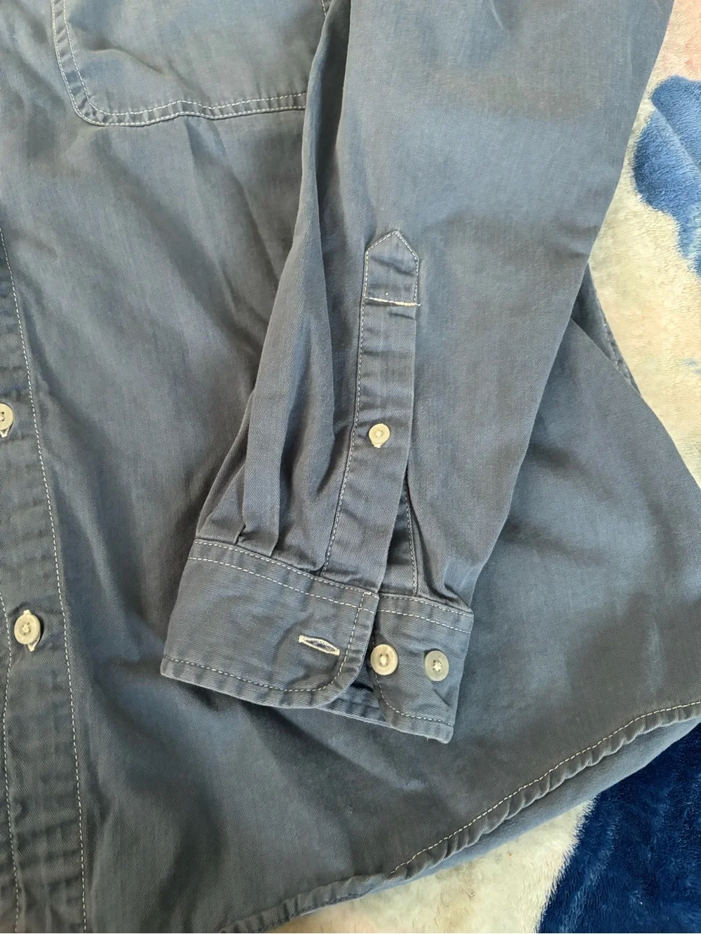 The North Face Men's Slate Blue Shirt Jacket